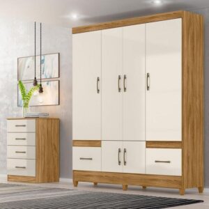 Guarda-Roupa MS912 6PT 2GVT