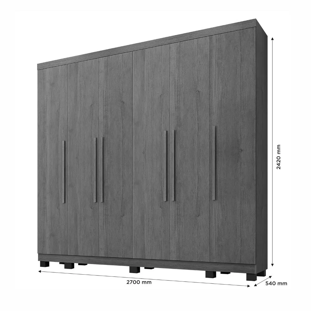 Guarda-Roupa Atlanta 6PT 6GVT - Imagem 4