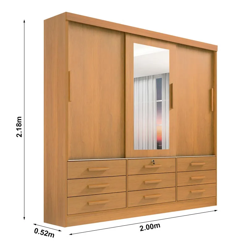 Guarda-Roupa Meridian 3PT 9GVT - Imagem 4